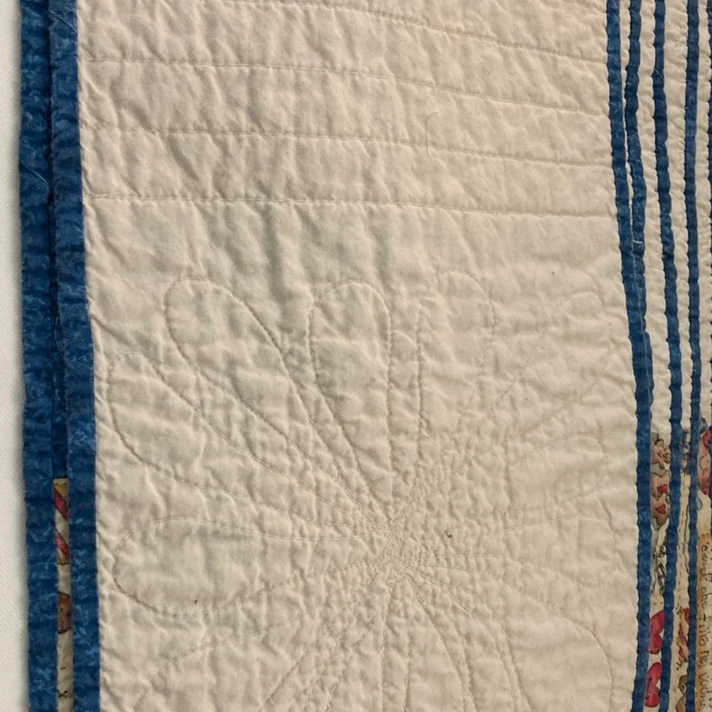6 Patchwork quilt placemats each unique design gingerbread recipes holiday